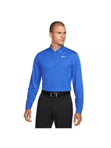 Men's Golf Dri-Fit Victory Solid Long Sleeve Polo DN2344 480 LS - NIKE - BALAAN 1