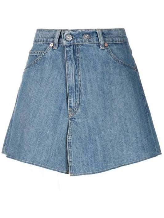 Mini Skirt W2234WM BLUE DENIM - OUR LEGACY - BALAAN 1