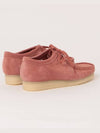 Originals Wallabee Terracotta Suede Loafers Pink - CLARKS - BALAAN 3