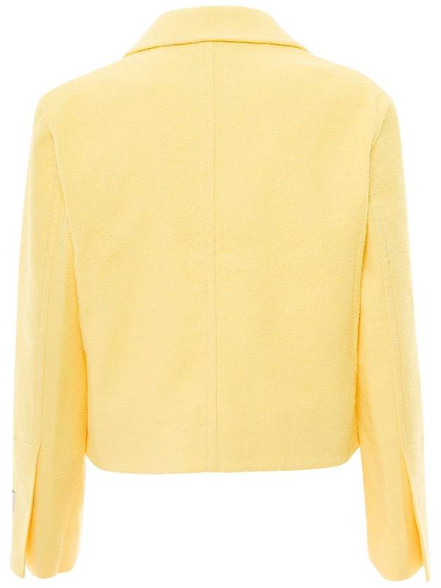 Tweed Short Tailored Jacket Yellow - PATOU - BALAAN 3