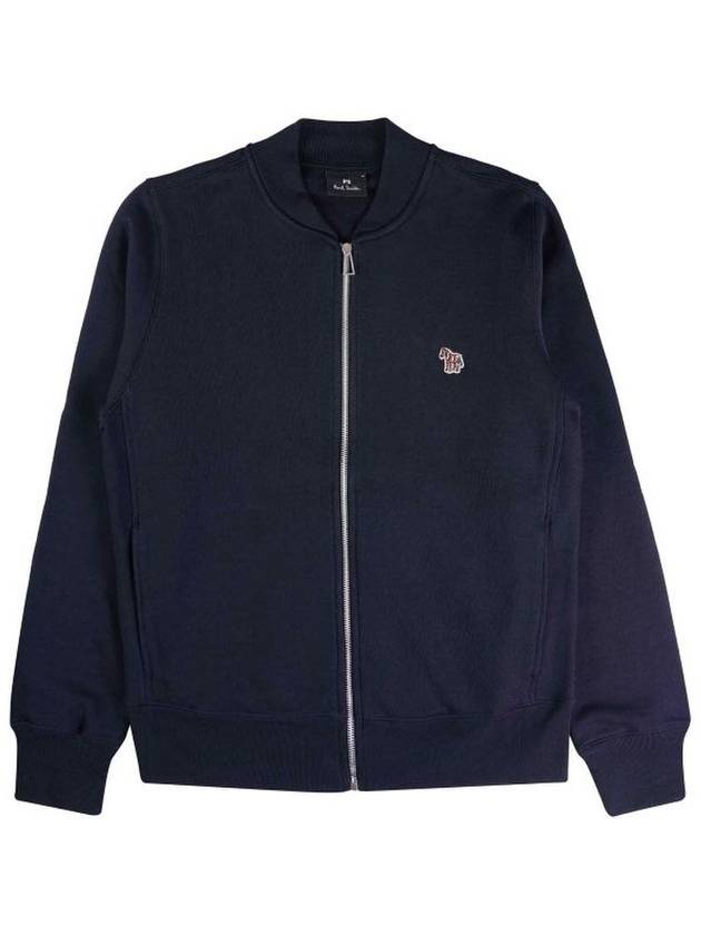 Zebra Logo Cotton Bomber Jacket Navy - PAUL SMITH - BALAAN 2