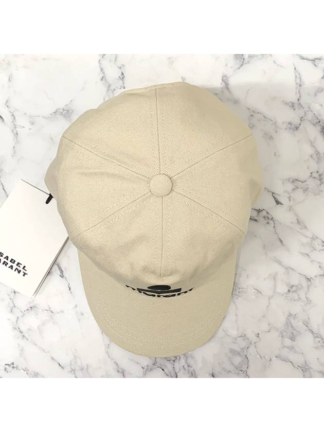 Tyron Logo Ball Cap Beige - ISABEL MARANT - BALAAN 6