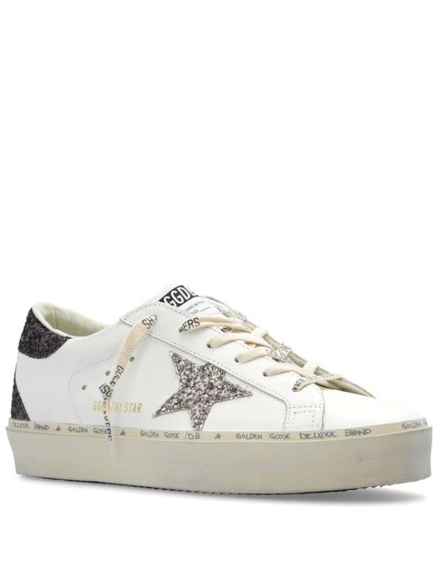 Hi Star Glitter Tab Low Top Sneakers White - GOLDEN GOOSE - BALAAN 6