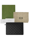 Microssima Bifold Card Wallet Black - GUCCI - BALAAN 10