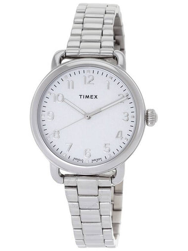 Timex Standard Quartz Silver-tone Dial Ladies Watch TW2U13700 - TIMEX - BALAAN 1