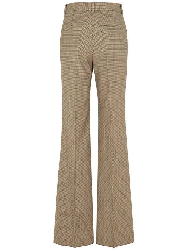 Sportmax 'Teso' Brown Virgin Wool Blend Pants - MAX MARA SPORTMAX - BALAAN 3