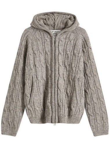 Level Hooded Cardigan Grey - OUR LEGACY - BALAAN 1