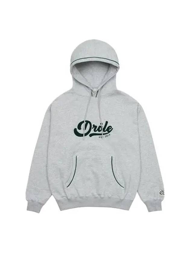 Drold Monsieur Logo Hoodie HO124 CO001 LGR - DROLE DE MONSIEUR - BALAAN 1