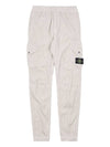 Corduroy Cotton Cargo Straight Pants Plaster - STONE ISLAND - BALAAN 2