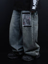 BBD No Sympathy Denim Pants Vintage Blue - BLACKBLOND - BALAAN 2