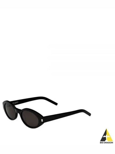 Eyewear Oval Frame Sunglasses Black - SAINT LAURENT - BALAAN 2