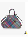 Yasmine Tartan Check Mini Tote Bag - VIVIENNE WESTWOOD - BALAAN 2