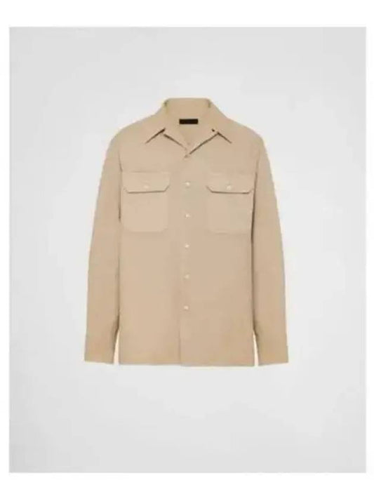 Gorton Long Sleeve Shirt Khaki - PRADA - BALAAN 2