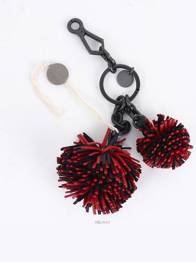 Pom Keyring Black Red 72796 - BOTTEGA VENETA - BALAAN 2