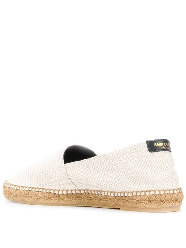 Logo Monogram Espadrilles Beige - SAINT LAURENT - BALAAN 7