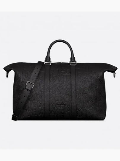 Weekender 40 Grained Calfskin Duffel Bag Black - DIOR - BALAAN 2