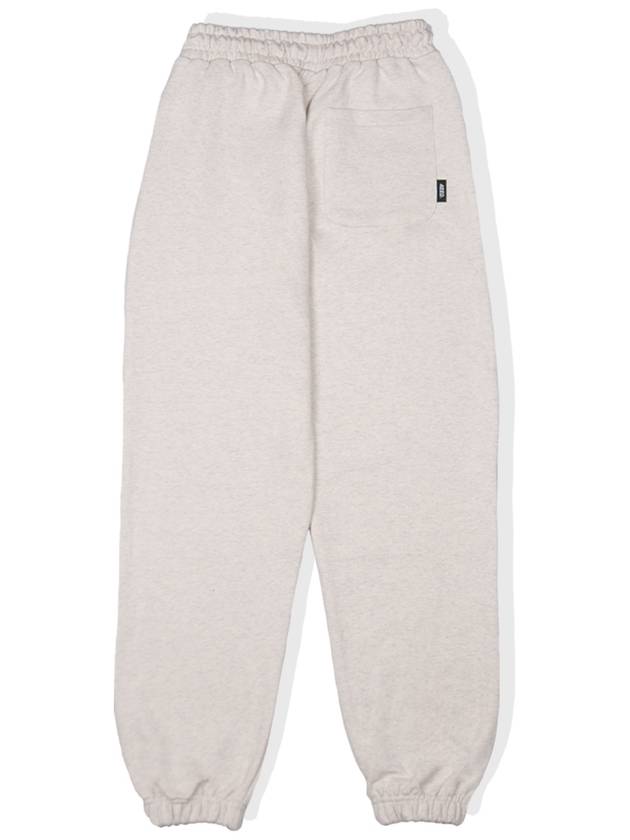 1420 Arch Logo Jogger Pants Oatmeal - FOREEDCLUB - BALAAN 3