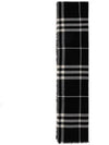 Checked Wool Scarf Black - BURBERRY - BALAAN 3