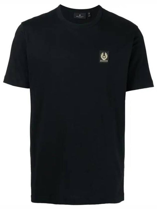 logo patch short sleeve tshirt black - BELSTAFF - BALAAN 1