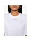 Short Sleeve T-Shirt AA9H04325J010009 White - ALAIA - BALAAN 3