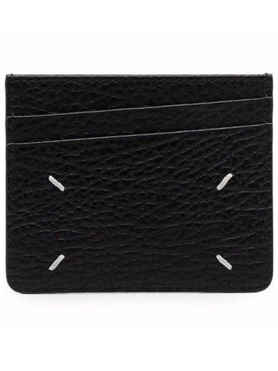 Four Stitch Card Wallet Black - MAISON MARGIELA - BALAAN 2