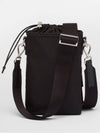 Re-Nylon Strap Phone Pouch Black - PRADA - BALAAN 4