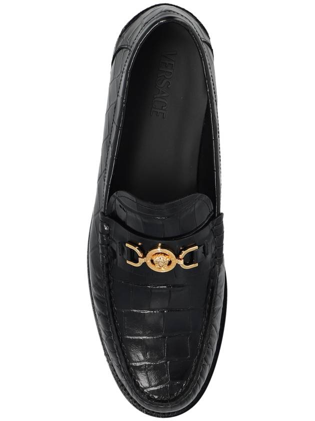 Loafer 10135921A098811B00V Black - VERSACE - BALAAN 7