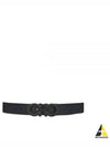 Gancini Reversible Leather Belt Black - SALVATORE FERRAGAMO - BALAAN 2