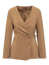 Pacos Jacket Beige - MAX MARA - BALAAN 1