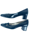 20806001 Black leather pumps high heels scratch damage - AIGNER - BALAAN 6