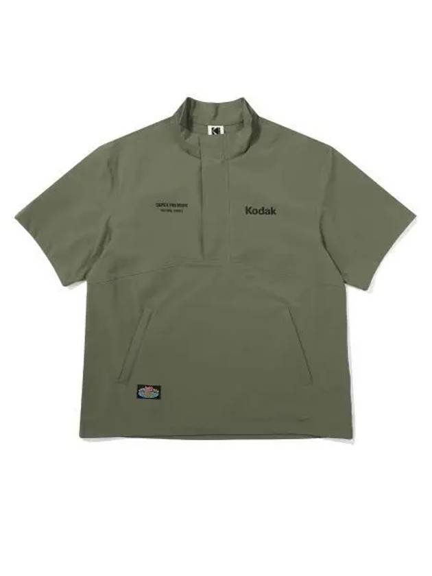 KODAK Stadium Club Short Sleeve Anorak KHAKI - KODO - BALAAN 1