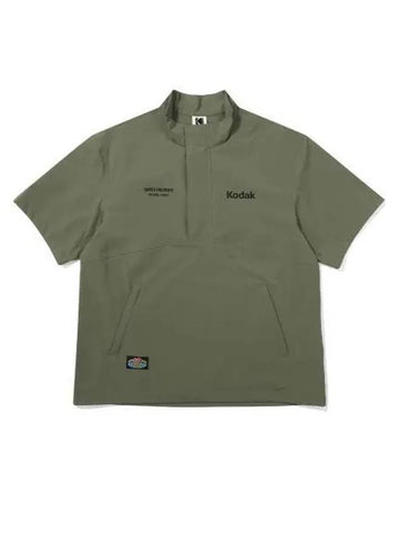 KODAK Stadium Club Short Sleeve Anorak KHAKI - KODO - BALAAN 1