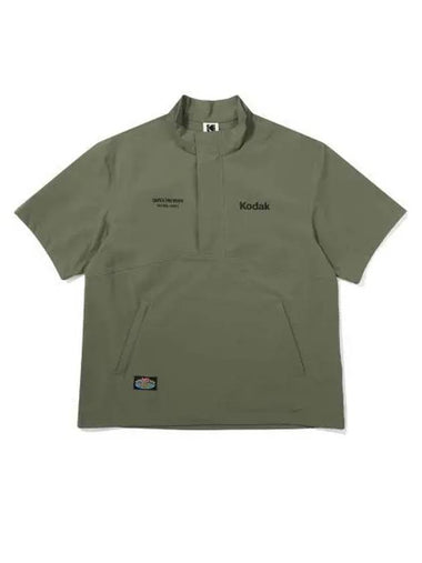 KODAK Stadium Club Short Sleeve Anorak KHAKI - KODO - BALAAN 1