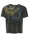 Hugo Cotton Short Sleeve T-Shirt Faded Black - ISABEL MARANT - BALAAN 2