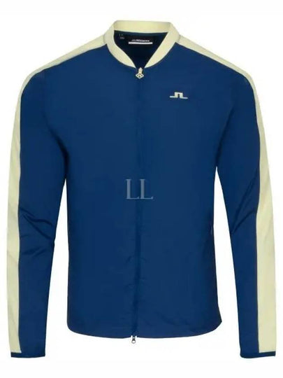 Tom Logo Zip-Up Jacket Estate Blue - J.LINDEBERG - BALAAN 2