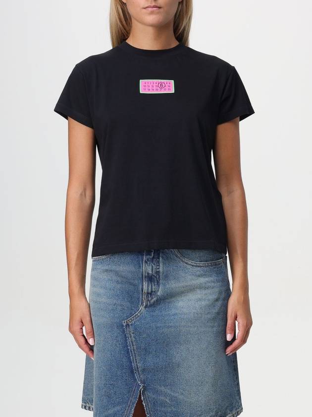 T-shirt con logo Mm6 Maison Margiela - MAISON MARGIELA - BALAAN 1