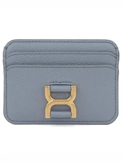 Marcie Leather Card Wallet Storm Blue - CHLOE - BALAAN 2