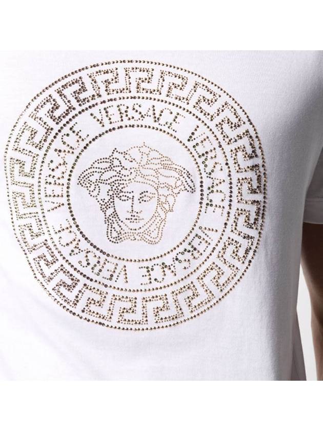 Men's Medusa Logo Short Sleeve T-Shirt White - VERSACE - BALAAN 6