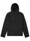 Men's Nylon Zipper Popover Anorak Black - CP COMPANY - BALAAN 2