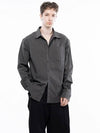 Men s M243SH01BR Standard Polygon Pocket Shirt Dark Brown - CHANCE'S NOI - BALAAN 4