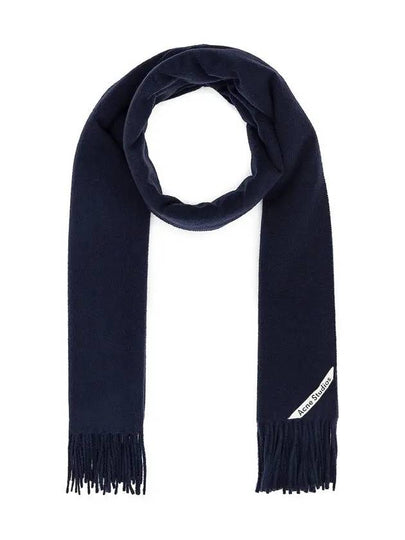 12th Anniversary CANADA NEW Wool Muffler Navy 271176 885 - ACNE STUDIOS - BALAAN 2