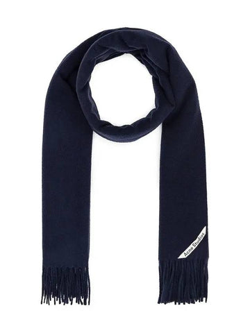 12th Anniversary CANADA NEW Wool Muffler Navy 271176 885 - ACNE STUDIOS - BALAAN 1