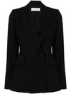 Osanna Double Breasted Blazer Jacket Black - MAX MARA - BALAAN 2