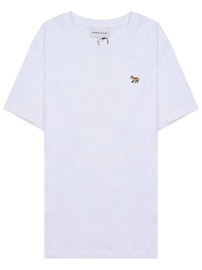 Baby Fox Patch Regular Short Sleeve T-Shirt White - MAISON KITSUNE - BALAAN 2