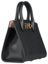 Gancini Studio Box Tote Bag Black Bonbon - SALVATORE FERRAGAMO - BALAAN 5