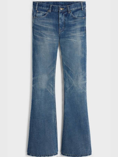 Macro Bootcut Jeans Dark Union Wash - CELINE - BALAAN 2