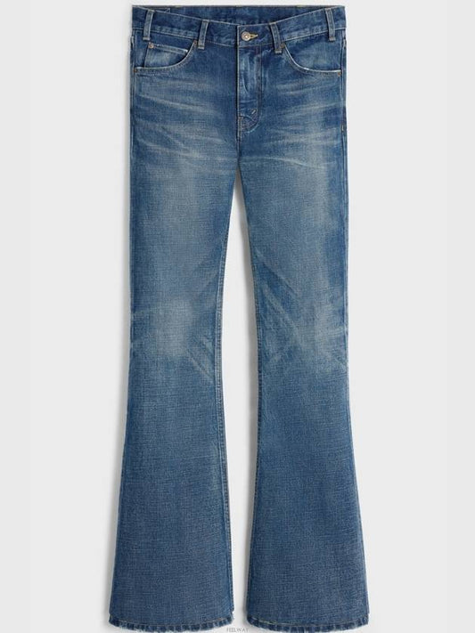 Macro Bootcut Jeans Dark Union Wash - CELINE - BALAAN 2