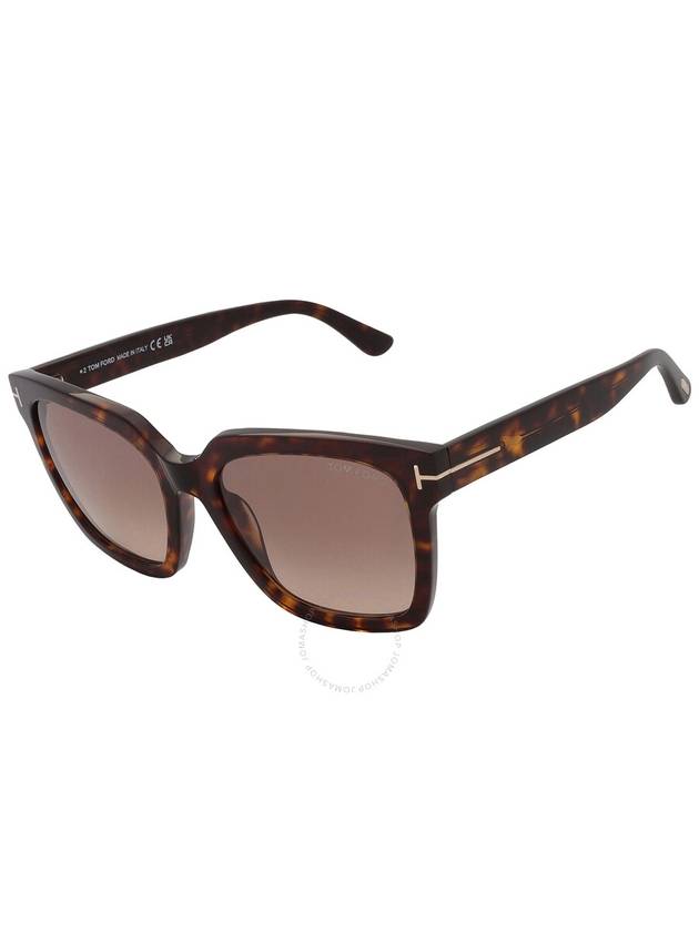 Tom Ford Selby Brown Gradient Square Ladies Sunglasses FT0952 52F 55 - TOM FORD - BALAAN 3