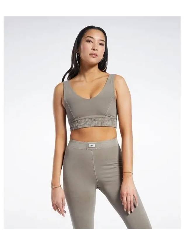 CL RBK ND FITTED BRALETTE Gray HN4394 - REEBOK - BALAAN 1