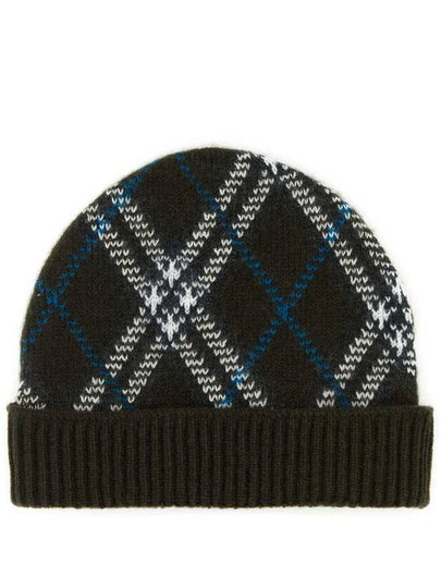 Check Cashmere Beanie Snug - BURBERRY - BALAAN 2